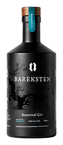 Bareksten | Botanical Gin | 700 ml | Ginebra noruega | Botánicos naturales y noruegos | sabor afrutado | aromas intensamente especiados | Doble medalla de oro en el Francisco World Spirit Competition