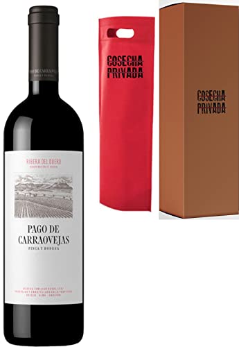 Pago de Carraovejas - Botella para Regalo - Envío Gratis 24 H - Funda regalo + Caja - Vino Tinto - Ribera del Duero - Enviado por Cosecha Privada