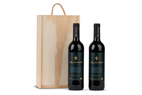 Félix Azpilicueta Gran Reserva Caja de madera Premium 2 botellas D.O.Ca Rioja Vino - 750 ml