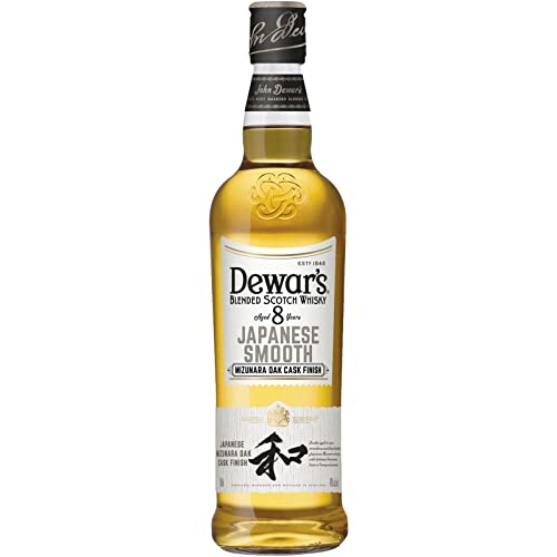 Dewar’s Japanese Smooth 8 Year Old Blended Scotch Whisky, Whisky doblemente envejecido, 40% Vol., 70 cl/700 ml