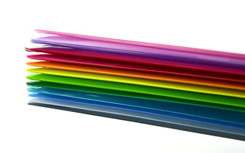 Pack 12 Carpeta Sobre con Cierre de Velcro A5/Cuartilla -REF.90411-12- Fabricados en Polipropileno 100% Reciclable Surtidos en 12 Colores. By Colorline