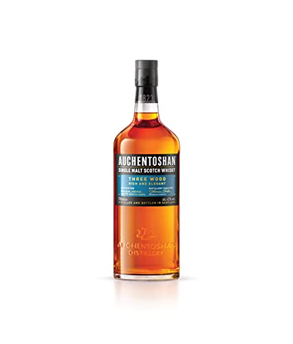 Auchentoshan Three Wood Single Malt Whisky Escoces, 43%, 700ml