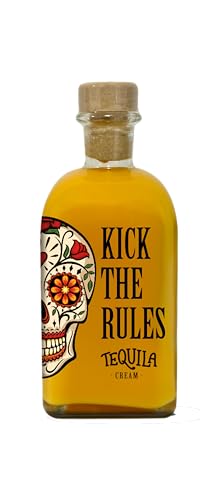 KICK THE RULES MINI - Crema de Mango con Tequila - 15º - Botella de 0,2L - Tequila de Mango