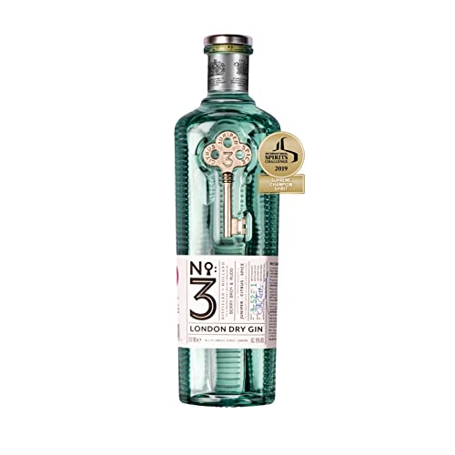 No. 3 London Dry Gin – Ginebra Premium 700 ml, 46º - Ganadora del 