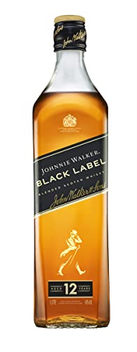 Johnnie Walker, Black label, Whisky escocés blended 12 años, 1 l