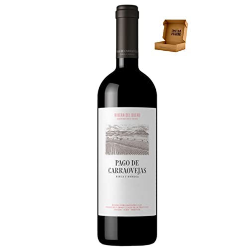 Pago de Carraovejas - Envío 24 H - Mejor Vino de España - Vino Regalo - Enviado por Cosecha Privada (1 x Botella 75 cl, Pago de Carraovejas)