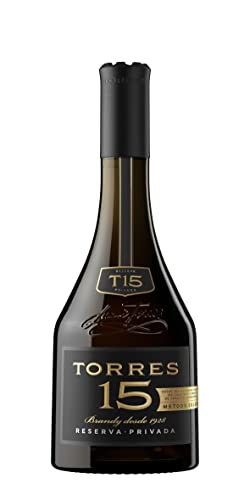 TORRES BRANDY 15, Brandy, 70 cl - 700 ml
