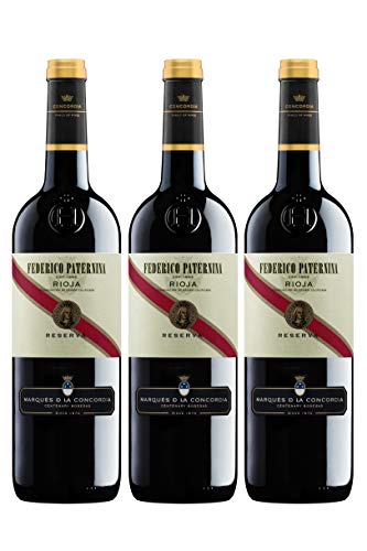 Paternina Reserva D.O. Rioja Vino tinto - 3 botellas x 750 ml - 2250 ml