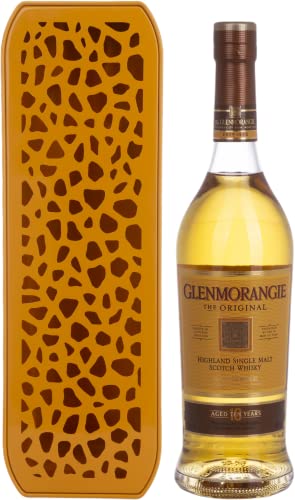 Glenmorangie THE ORIGINAL 10 Years Old Highland Single Malt 40% Vol. 0,7l in Tinbox Giraffe Design