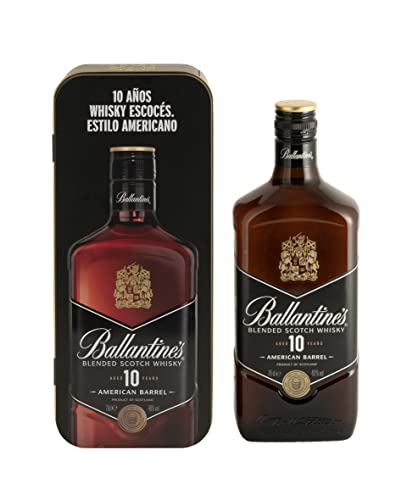 Ballantine's 10 años Whisky Escocés de Mezcla y Lata decorativa - 700 ml