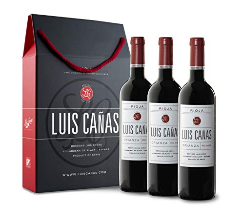 Luis Cañas Crianza Vino Tinto Estuche 3 Botellas - 750 ml