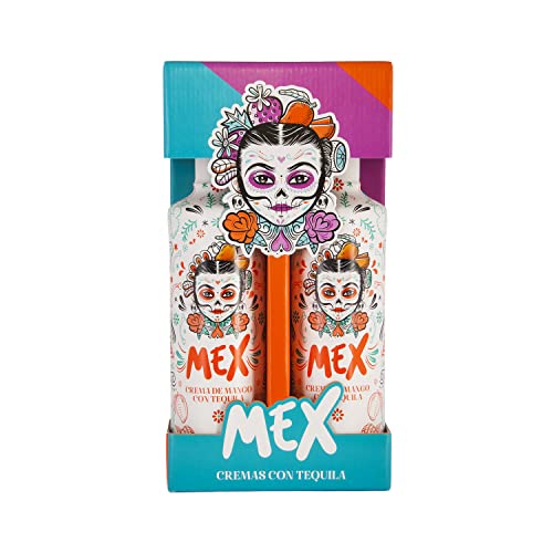 Mex Pack 2 Botellas Crema de Mango con Tequila, edición especial – 2 x 700 ml
