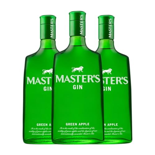 Ginebra MG Master's Green Apple 70 cl (Caja de 3 Botellas de 70 cl)