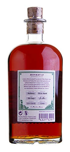 Monkey 47 Barrel Cut Schwarzwald Dry Gin (1 x 0.5 l)