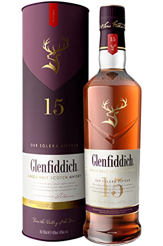 Glenfiddich 15 años Whisky escocés de malta, 70cl