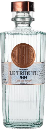 LE TRIBUTE - Ginebra Premium, Dry Gin, 43% Volumen de Alcohol, 70 cl