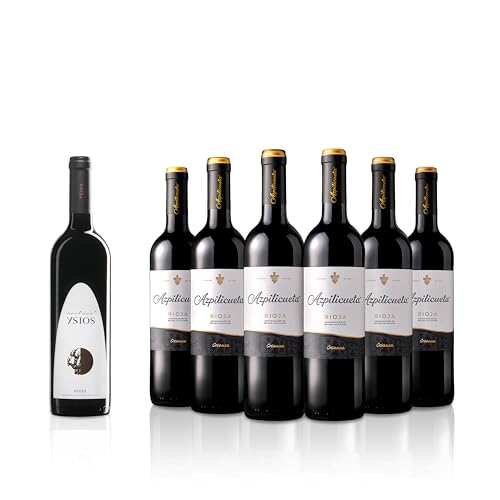 Caja de madera Premium Ysios 2015 D.O.Ca Rioja Vino - 750 ml + Azpilicueta Crianza Pack 6 botellas D.O.Ca Rioja Vino - 750 ml