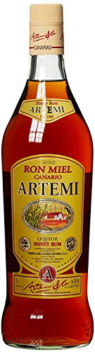 Ron miel canario artemi, miel Rum LIQUEUR, Kana rische Islas, licor (1 x 1 l)