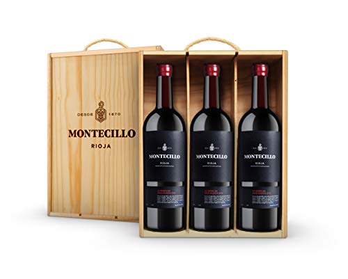 Montecillo Gran Reserva 22 barrica, Vino Tinto D.O. Rioja. Estuche de madera de 3 botellas de 75 cl - Total: 225 cl