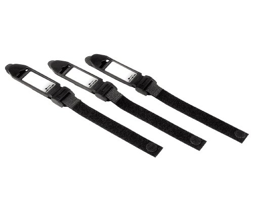 Hama - Hook & Loop Cable Ties Lable-The-Cable, Black, Negro, 200 mm