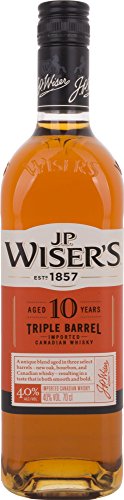 J.P. Wiser's Barril Triple 10 Años de Edad Canadian Whisky - 700 ml
