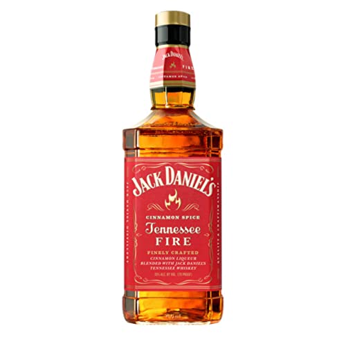 Jack Daniel's Tennessee Fire Whiskey, Fusión Jack Daniel's Old No.7 y Canela de Ceylán, Acabado Picante, 35% Vol. Alcohol, 700ml