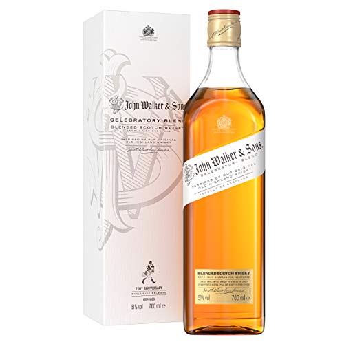 John walker, Celebratory Blend whisky escocés blended, Con Caja de Regalo, 70 cl