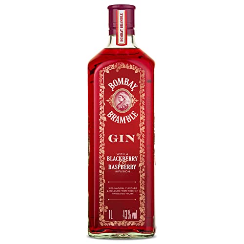 Bombay Bramble Blackberry and Raspberry Flavoured Gin, 100 cl, 43%