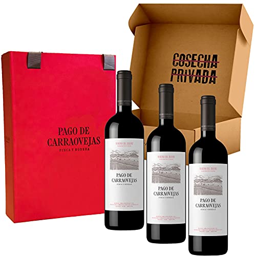 Pago de Carraovejas 2019 - Estuche Regalo Vino Edición Limitada seleccionado y enviado por Cosecha Privada. 3 Botellas