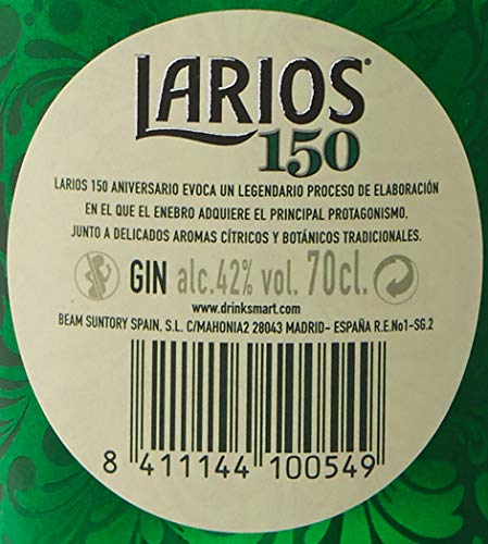 Larios 150 Aniversario Ginebra, 42% - 700 ml