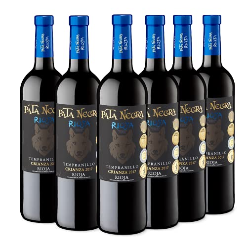 Pata Negra Crianza - Vino Tinto D.O Rioja, Edicion Fauna Ibérica - Caja de 6 Botellas x 750 ml