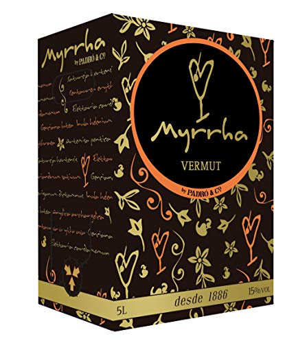 Vermouth Padró Myrrha Rojo Bag in Box, vermouth, 500 cl - 5000 ml