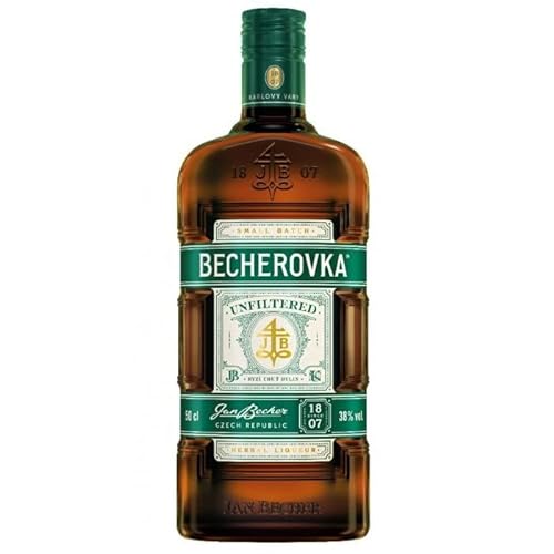 Becherovka Unfiltered - Licor de hierbas - 500ml - ES